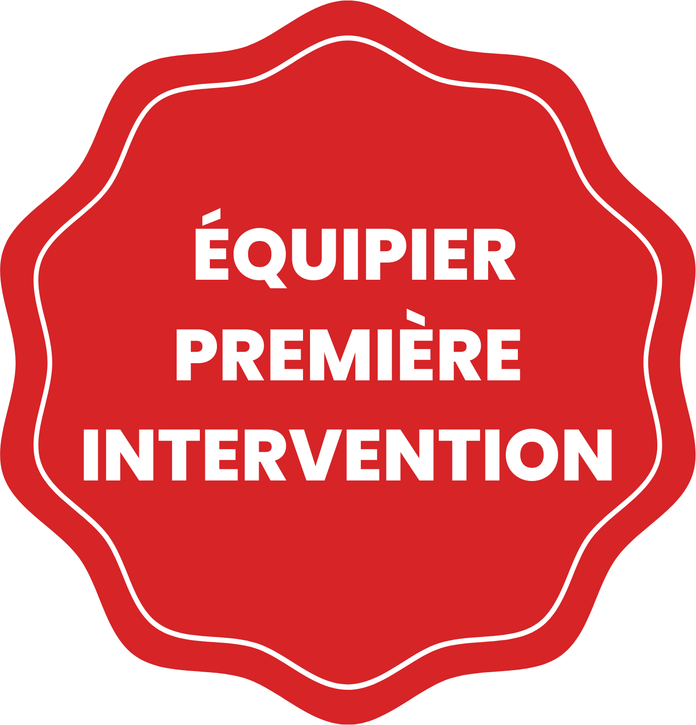Badge équipier première intervention Badge équipier première intervention